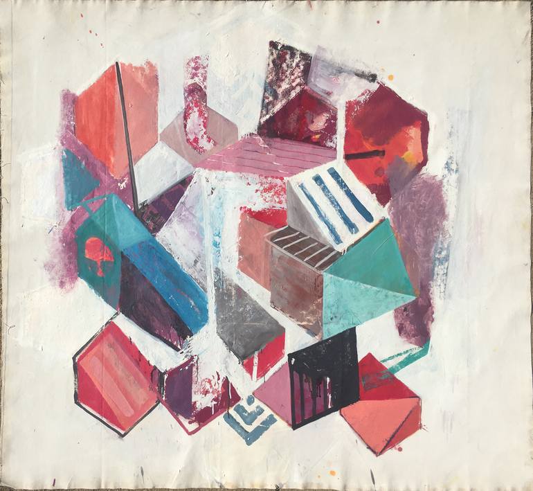 Original Abstract Expressionism Abstract Painting by Eric White