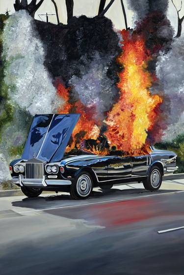 Print of Conceptual Automobile Paintings by Eloisa Ballivian