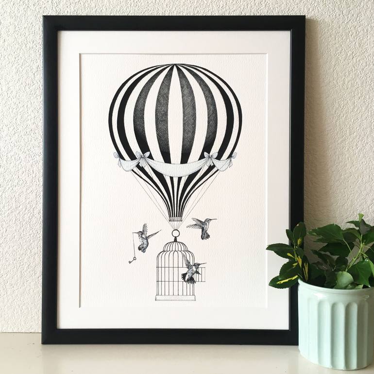 Original Illustration Animal Drawing by Amelia Ilangaratne
