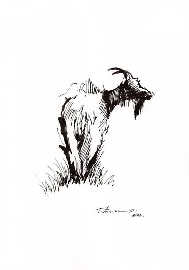 Print of Animal Drawings by Tatiana Alekseeva