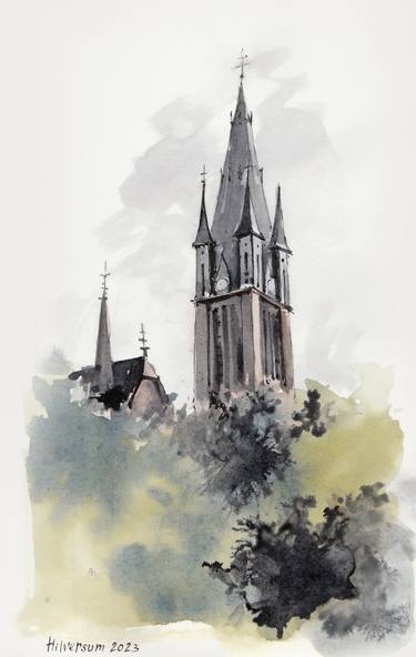 Sint-Vituskerk Church in Hilversum, Netherlands thumb