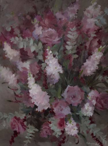Print of Impressionism Floral Paintings by Tatiana Alekseeva