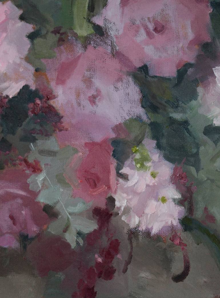 Original Impressionism Floral Painting by Tatiana Alekseeva