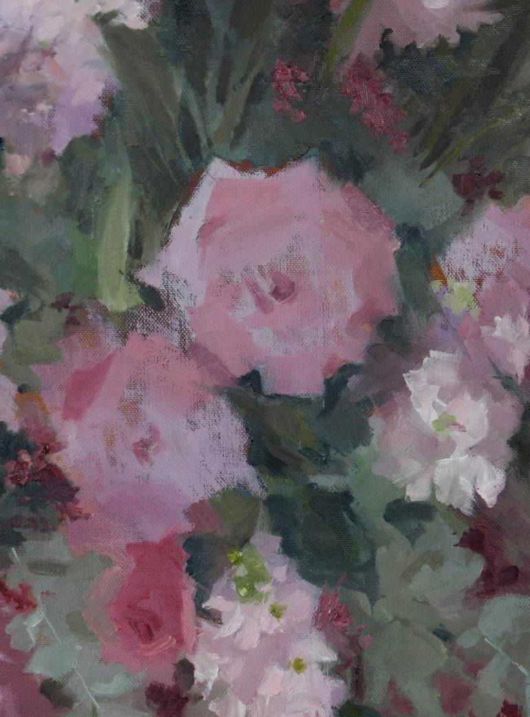 Original Impressionism Floral Painting by Tatiana Alekseeva