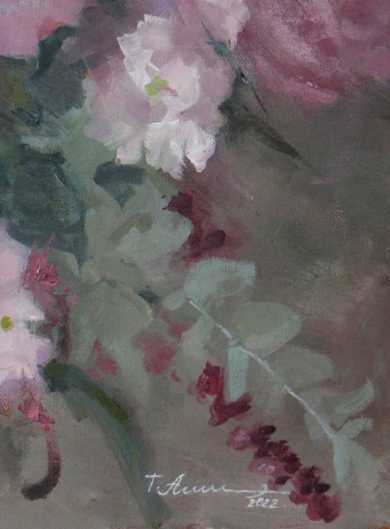 Original Impressionism Floral Painting by Tatiana Alekseeva