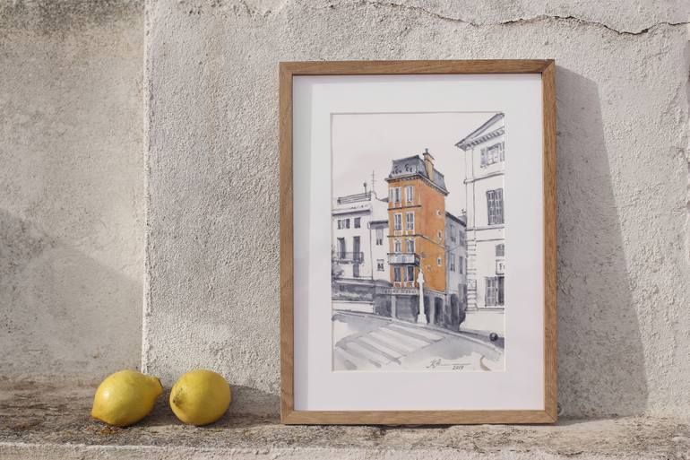Original Impressionism Cities Painting by Tatiana Alekseeva