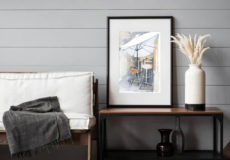 Original Expressionism Cities Painting by Tatiana Alekseeva