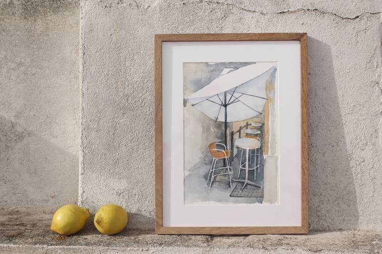 Original Expressionism Cities Painting by Tatiana Alekseeva