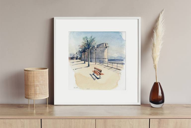 Original Expressionism Travel Painting by Tatiana Alekseeva