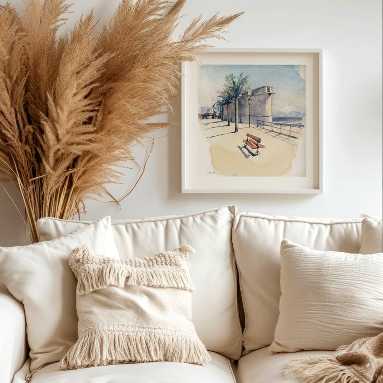 Original Expressionism Travel Painting by Tatiana Alekseeva