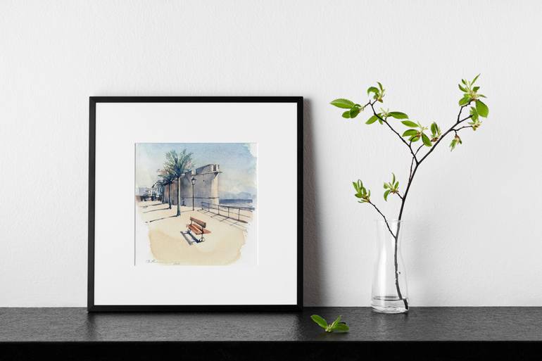 Original Expressionism Travel Painting by Tatiana Alekseeva