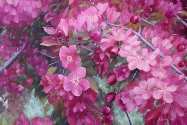 Print of Realism Floral Paintings by Tatiana Alekseeva