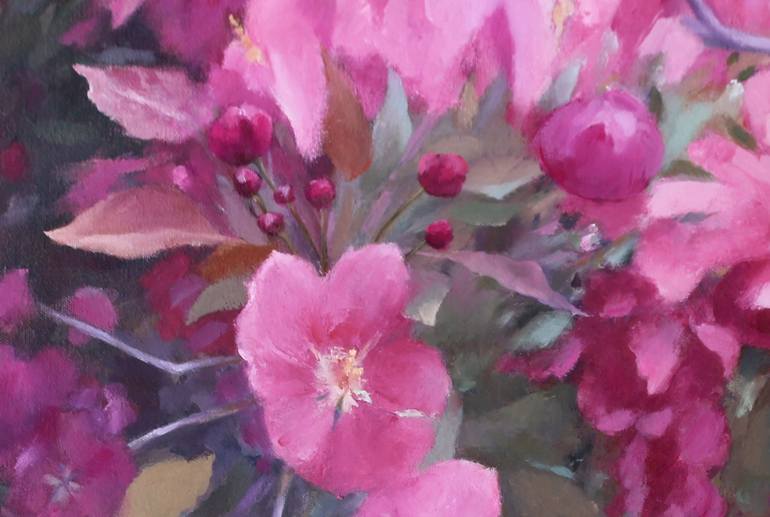 Original Realism Floral Painting by Tatiana Alekseeva