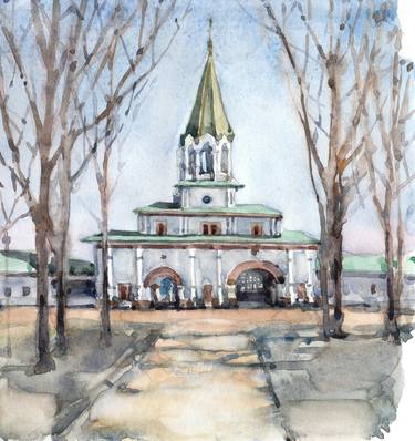 Print of Fine Art Architecture Paintings by Tatiana Alekseeva