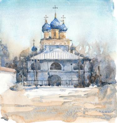 Print of Fine Art Architecture Paintings by Tatiana Alekseeva