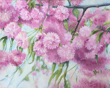 Print of Impressionism Floral Paintings by Tatiana Alekseeva