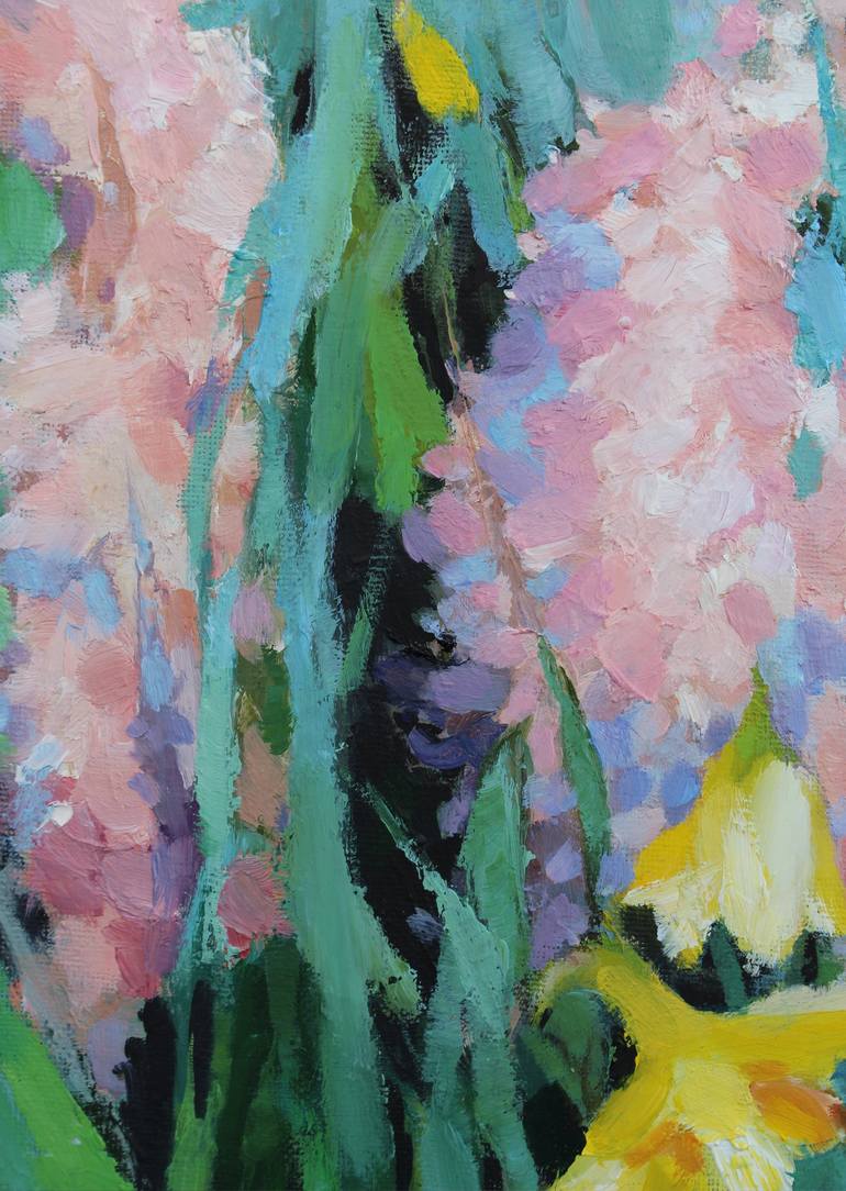 Original Impressionism Floral Painting by Tatiana Alekseeva