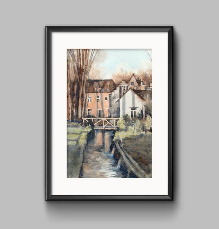 Original Expressionism Landscape Painting by Tatiana Alekseeva