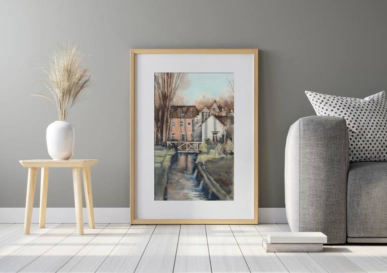 Original Expressionism Landscape Painting by Tatiana Alekseeva