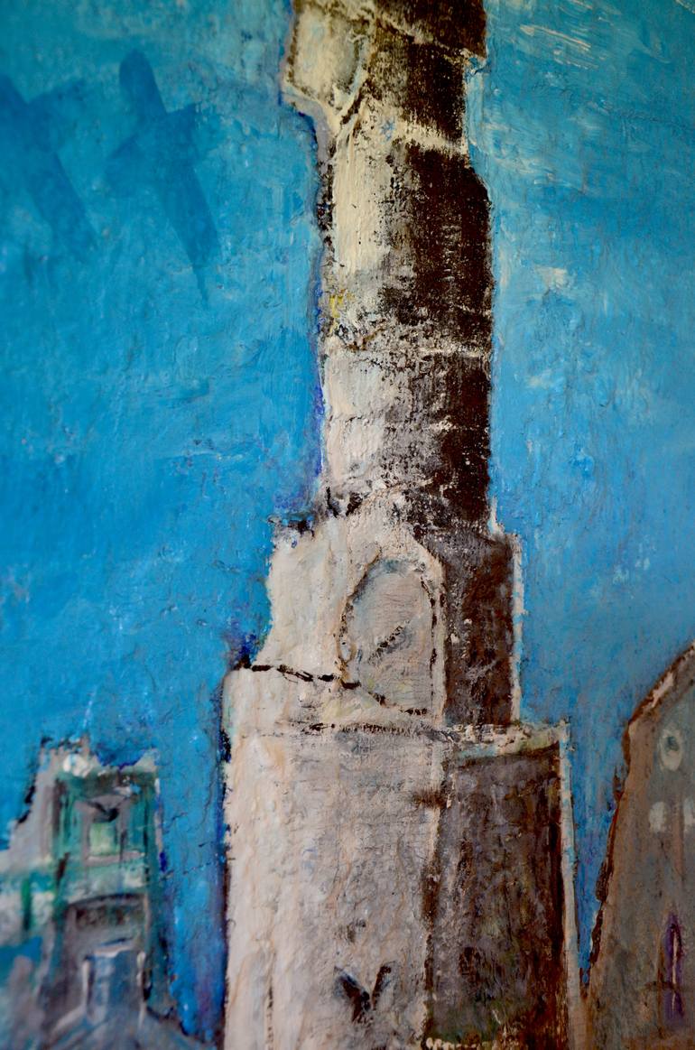 Original Conceptual Abstract Painting by Guenter Rauch