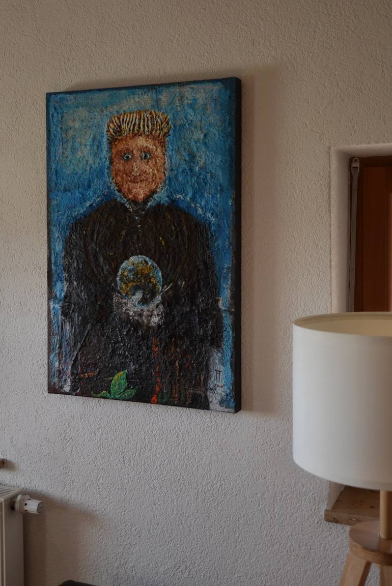 Original Expressionism Abstract Painting by Guenter Rauch