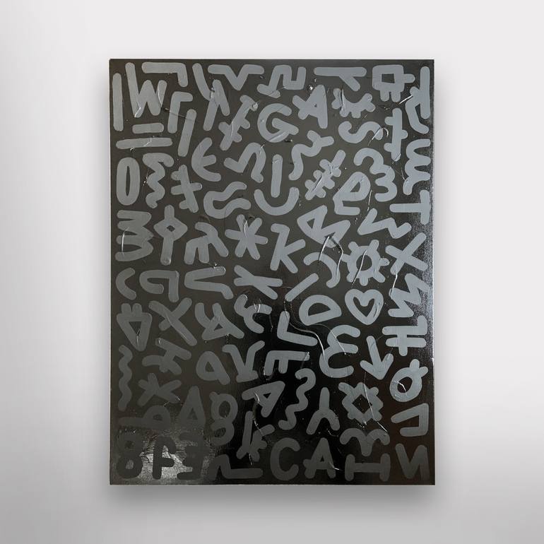 Original Abstract Expressionism Abstract Painting by Oliver Cain