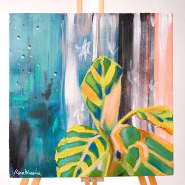 Original Abstract Botanic Paintings by Mara Wanda