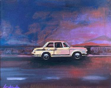 Original Contemporary Car Paintings by Mara Wanda