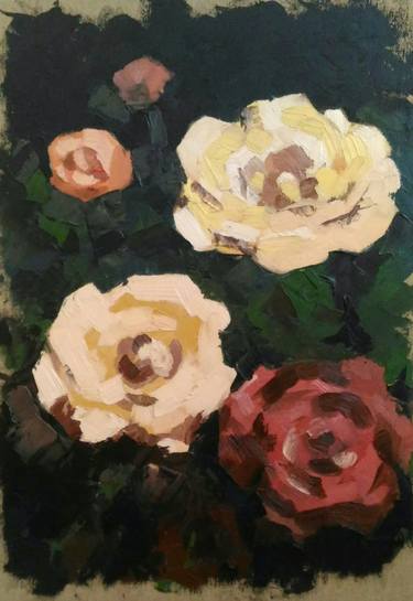 Original Impressionism Floral Paintings by Stefano Ravasi