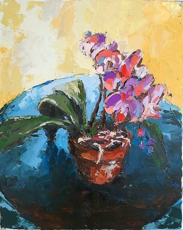 Original Expressionism Floral Paintings by Stefano Ravasi
