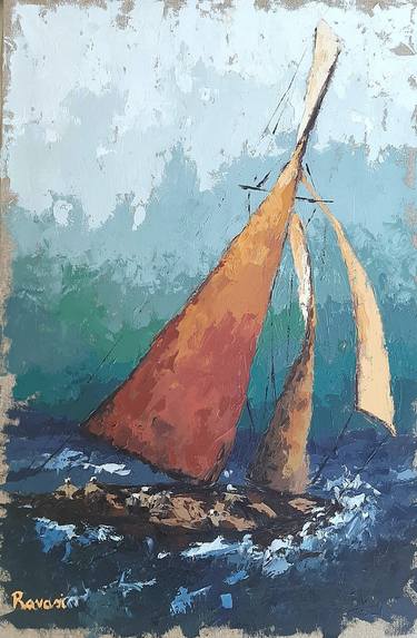 Original Boat Paintings by Stefano Ravasi