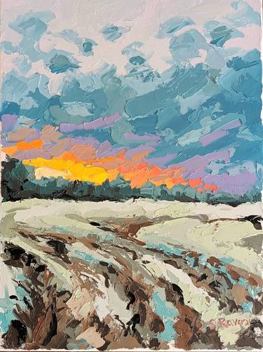 Original Expressionism Landscape Paintings by Stefano Ravasi