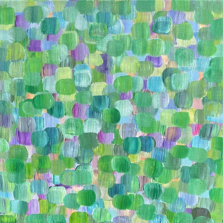 Original Abstract Painting by Sarah Cb Guthrie | Abstract Art on Canvas | For the Love of Succulents