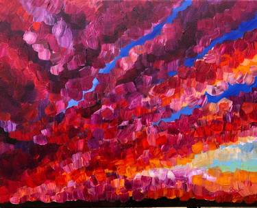 Original Abstract Landscape Paintings by Sarah CB Guthrie