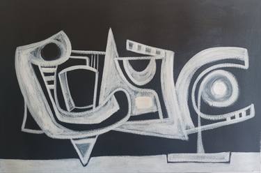 Original Contemporary Abstract Painting by Aramais Alaverdyan