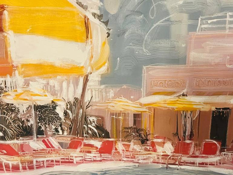 Original Abstract Expressionism Holiday Mixed Media by Michel Katz
