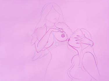 Original Figurative Erotic Drawings by Kate Roberto