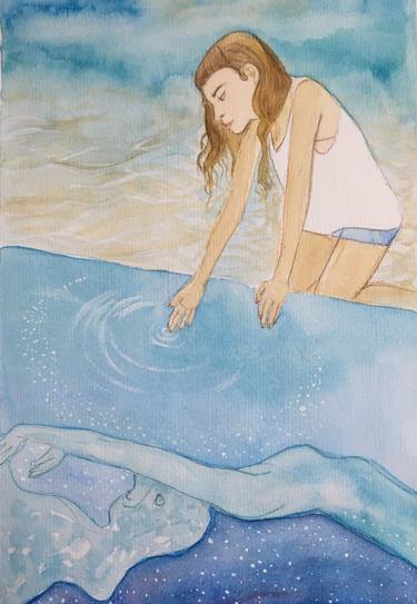 Print of Fine Art Beach Paintings by Sabrina Pellegrino