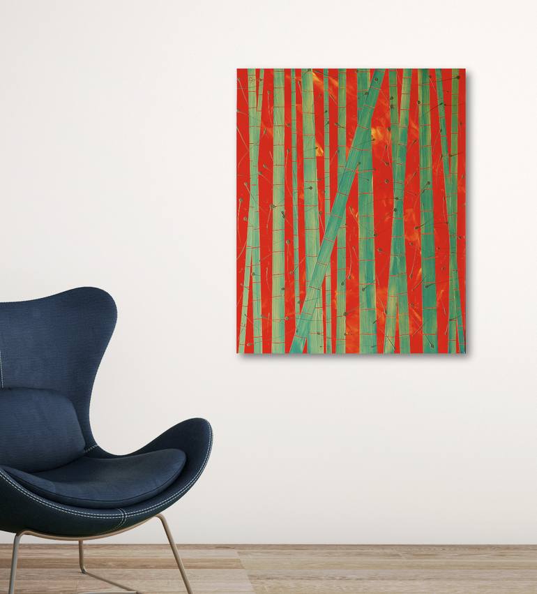 Original Surrealism Landscape Painting by Patrick Gerola