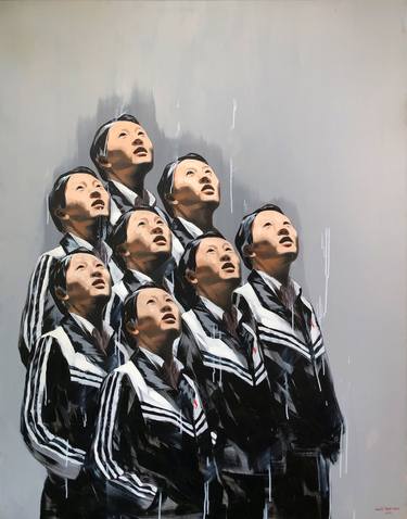 Saatchi Art Artist Nguyễn Trọng Minh; Painting, “Hướng Thượng” #art