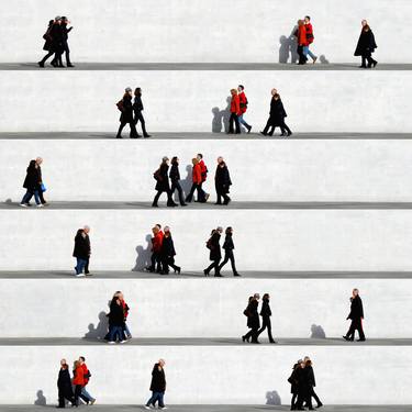 Wall People Detail No.10 Orig. photo print on aludibond (1SOLD ) thumb