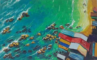 Print of Beach Paintings by Nguyễn Minh Chính