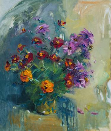 Original Floral Paintings by Arus Pashikyan