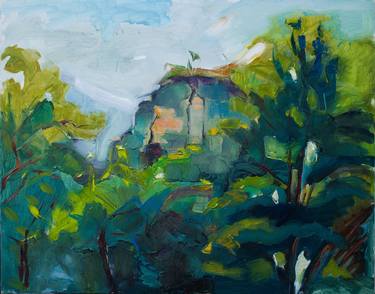 Original Expressionism Landscape Painting by Arus Pashikyan