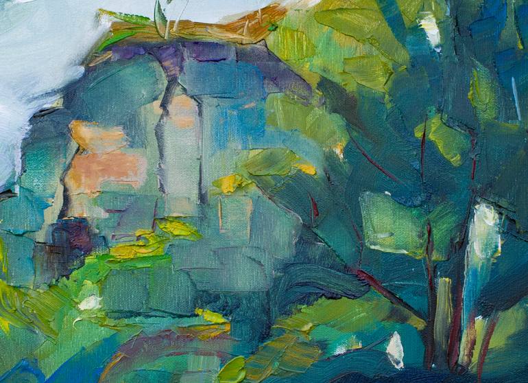 Original Expressionism Landscape Painting by Arus Pashikyan