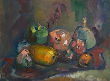Original Expressionism Still Life Painting by Arus Pashikyan
