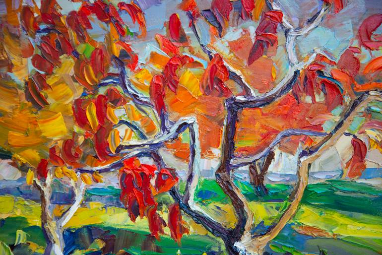 Original Expressionism Landscape Painting by Arus Pashikyan