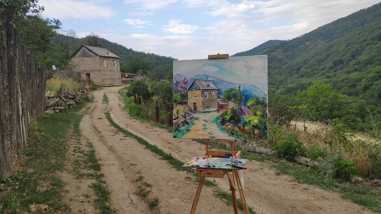 Original Landscape Painting by Arus Pashikyan