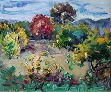 Original Expressionism Landscape Paintings by Arus Pashikyan