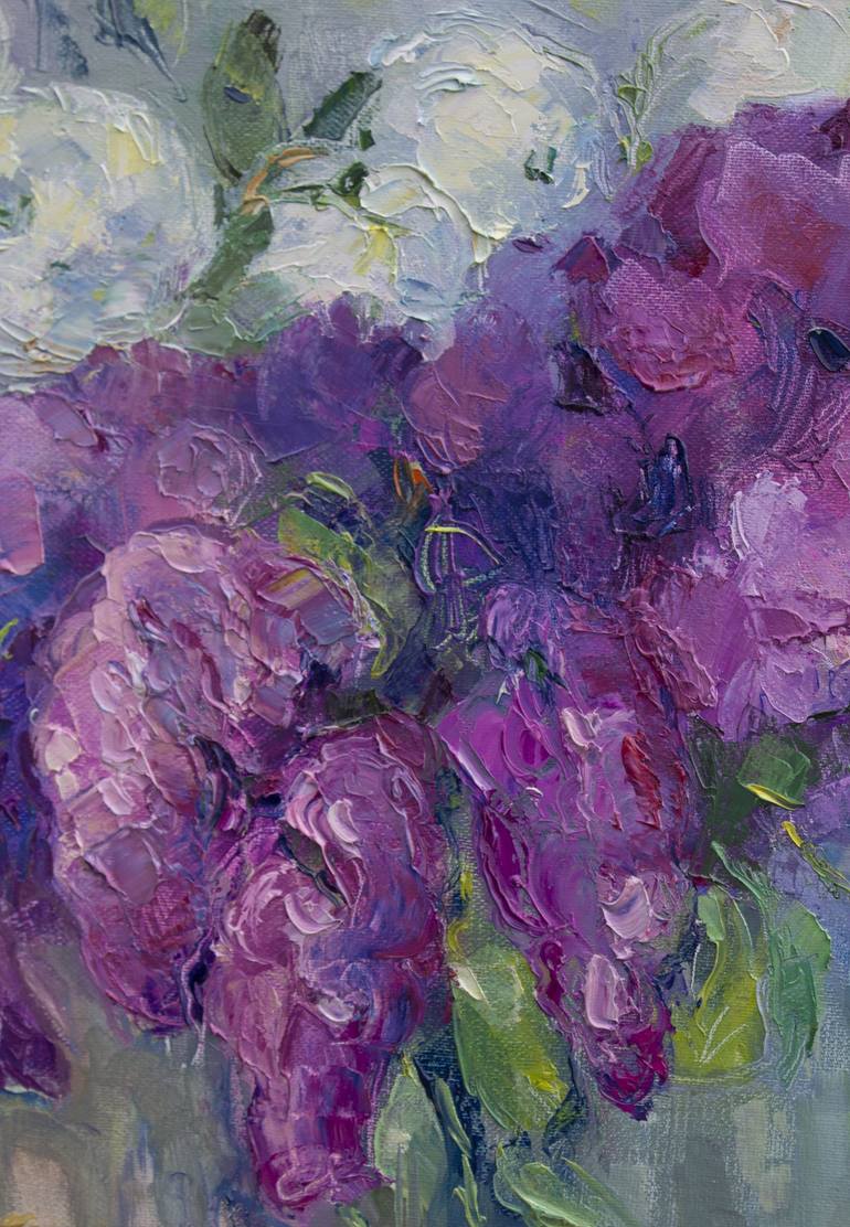 Original Expressionism Floral Painting by Arus Pashikyan